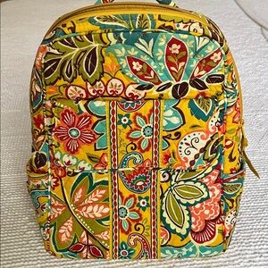 Authentic Vera Bradley Provençal Flower Print Backpack